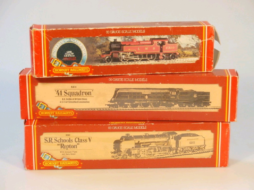 Appraisal: Three Hornby railways gauge locomotives R R and LMS class