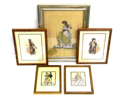 Appraisal: Five prints including two Dickens ''Artful Dodger'' and ''The Marchioness''