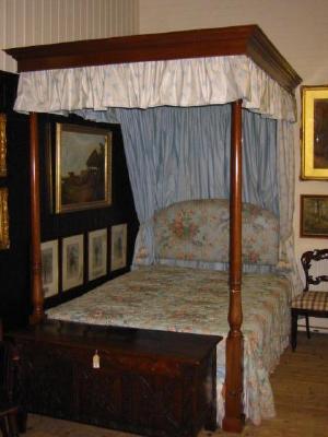 Appraisal: A MAHOGANY FOUR POSTER BED of Georgian design made by