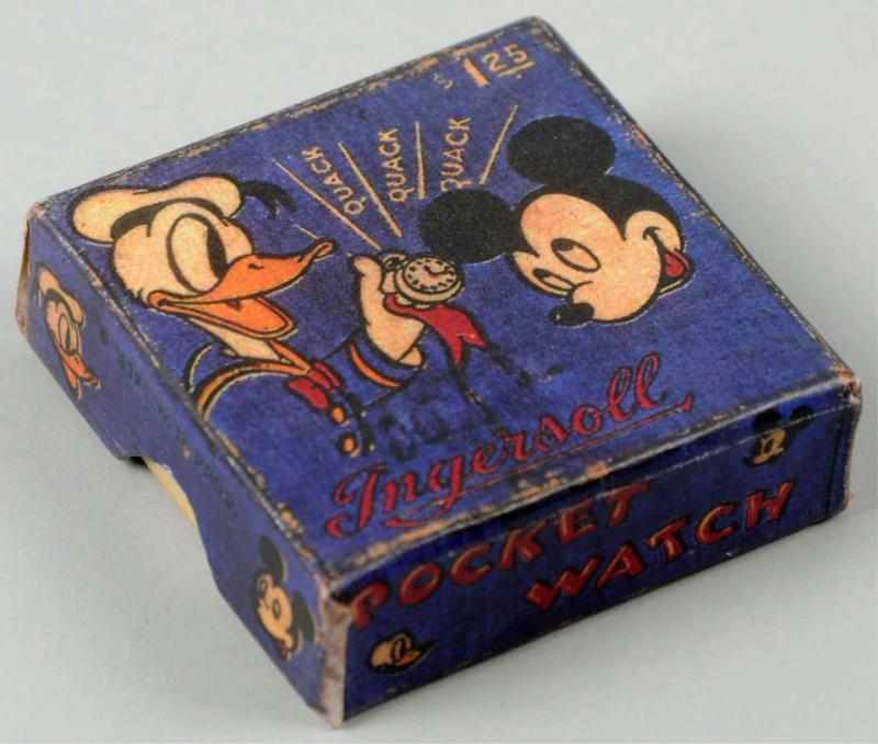 Appraisal: Laser-Copied Mickey Mouse Pocket Watch Box Exact copy of a