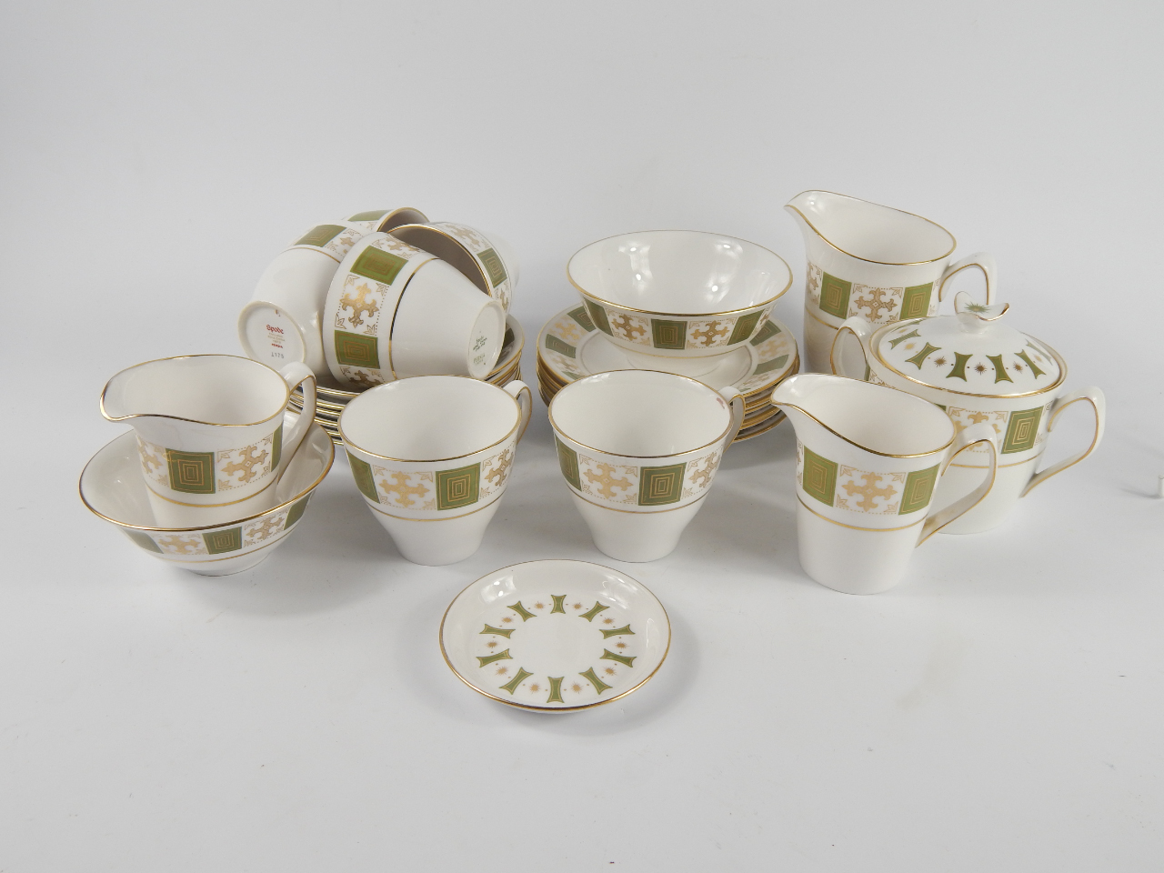 Appraisal: A Spode porcelain part tea service decorated in the Persia