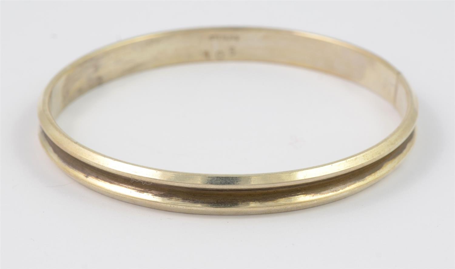 Appraisal: Georg Jensen USA sterling silver bangle - diameter TO