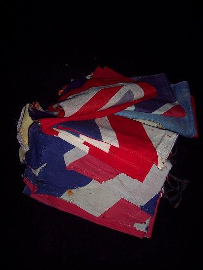 Appraisal: A length of Union Jack bunting and sundry flags etc