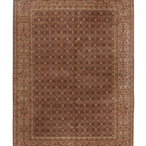 Appraisal: A Tabriz Wool Rug Second Half th Century feet inch