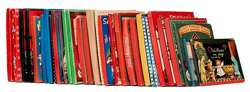 Appraisal: Group of Vintage Pop-Up Moveable and Interactive Christmas Storybooks Christmas