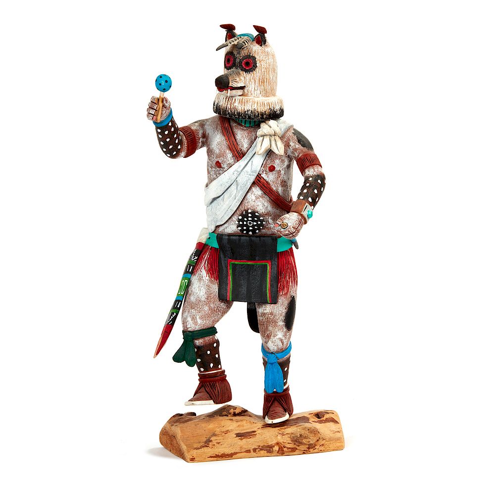 Appraisal: Hopi Dog Kachina Poko Tom Collateta Sr Hopi Dog Kachina