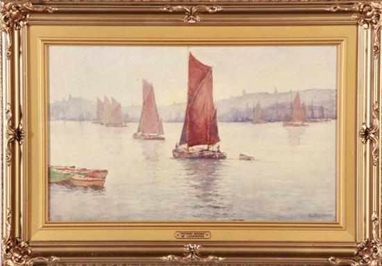 Appraisal: Wilton Robert Lockwood Connecticut Massachusetts - MEDWAY BRIDGE watercolor framed