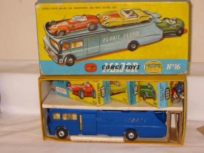 Appraisal: GS Ecurie Ecosse Set box AF transporter G racing cars