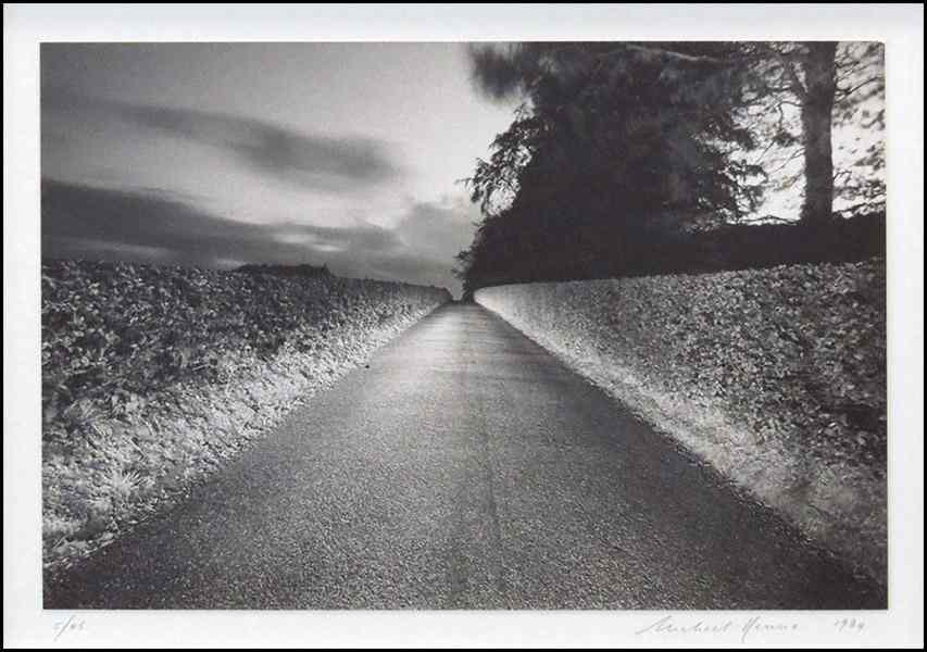 Appraisal: MICHAEL KENNA ROAD OVER DARTMOOR NIGHT DEVON ENGLAND Silver Gelatin