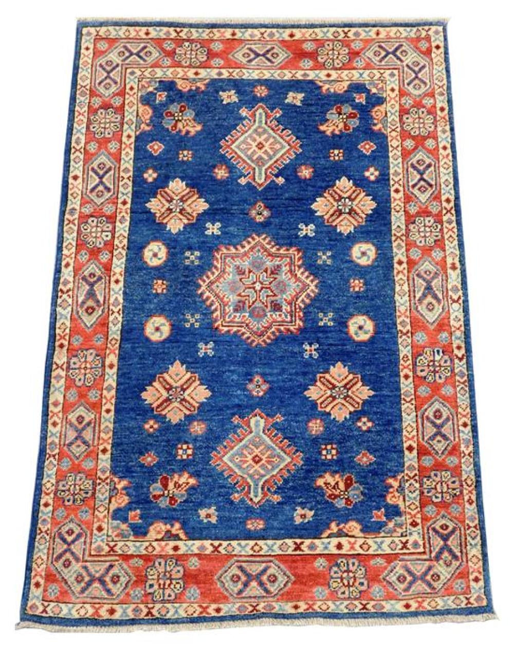 Appraisal: RUG Uzbek Shirvan ' x ' wool on cotton medium