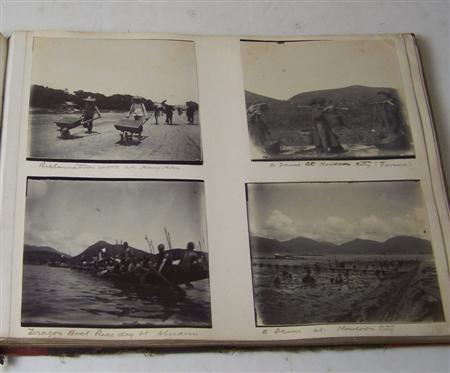 Appraisal: Hong Kong police Photograph album compiled by a member of