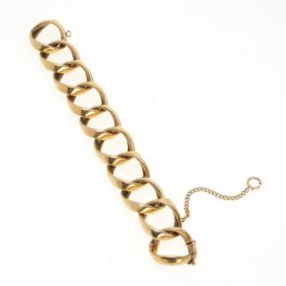 Appraisal: Cartier k gold open link chain bracelet Cartier k gold