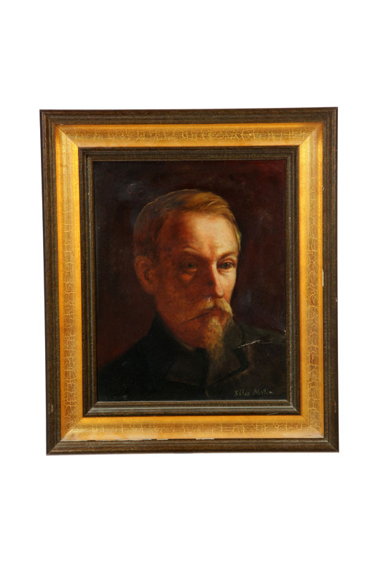 Appraisal: PORTRAIT OF A MAN BY SILAS MARTIN OHIO CALIFORNIA -