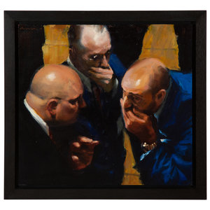 Appraisal: Ben Aronson American b Three Wise Men oil on panel