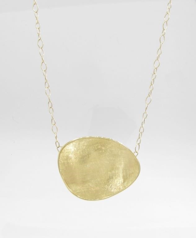 Appraisal: An K yellow gold Marco Bicego necklace from the Lunaria