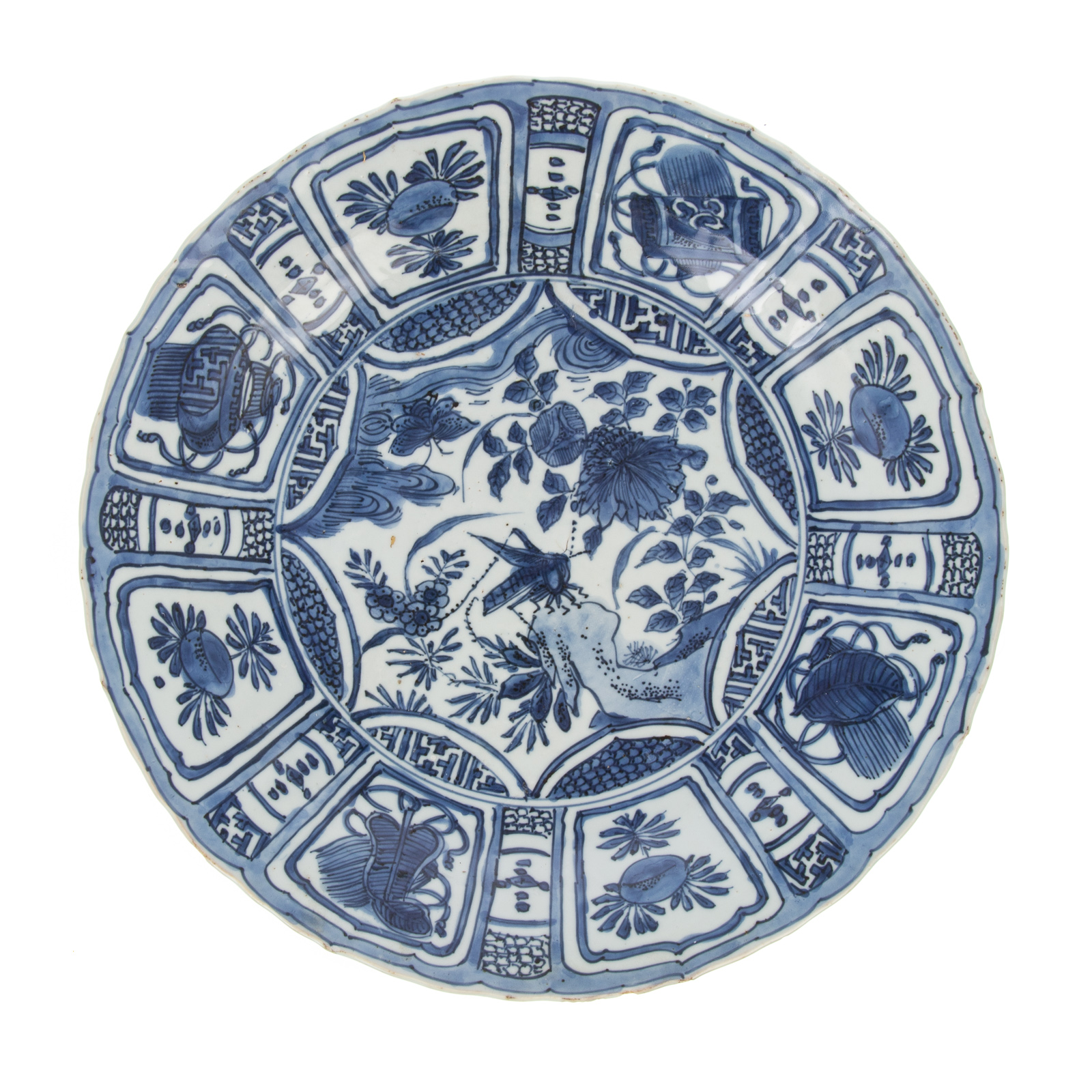 Appraisal: CHINESE EXPORT KRAAK CHARGER Ming Dynasty Wanli Era circa -