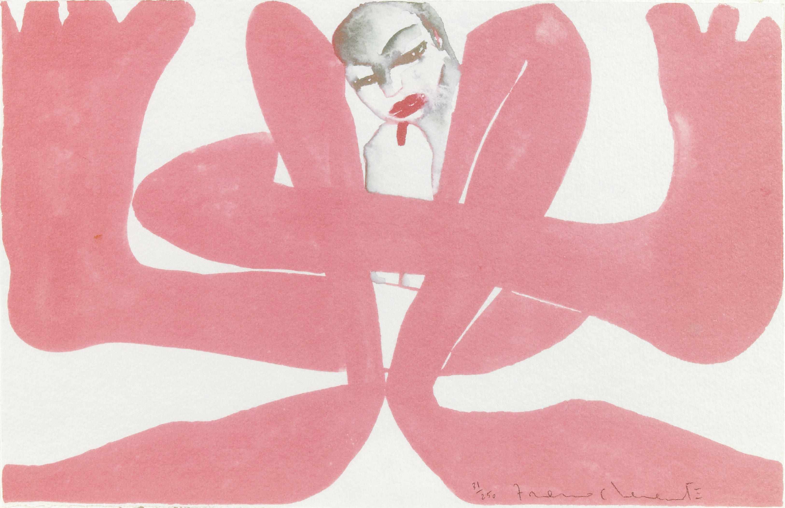 Appraisal: Francesco Clemente Italian born Untitled Self-Portrait Archival inkjet print in