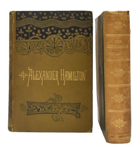 Appraisal: lot of Books on the topic of Alexander Hamilton -