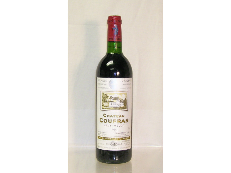 Appraisal: Chateau Coufran Vintage - ml bottle Base-neck level By placing