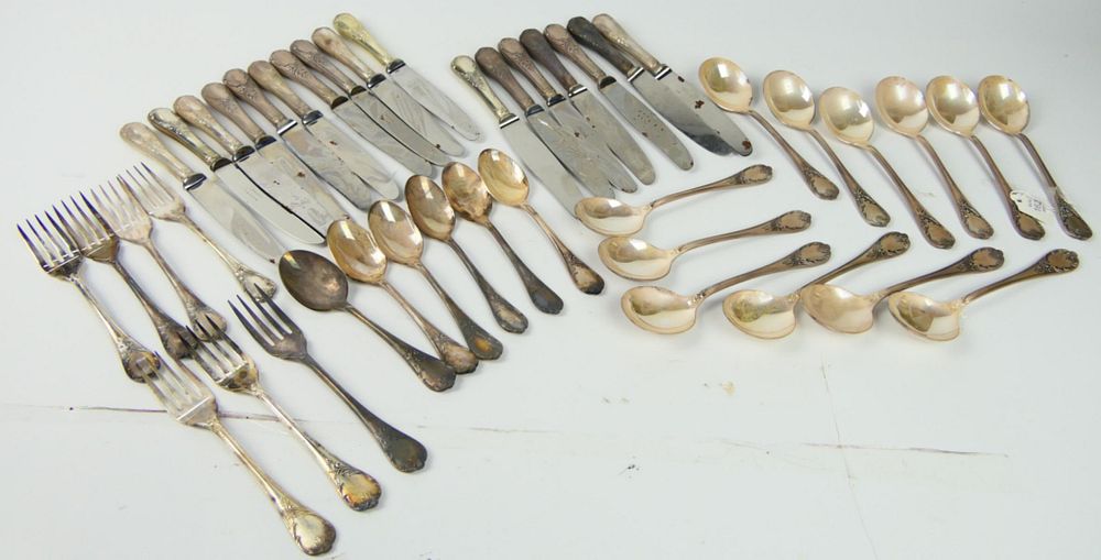 Appraisal: CHRISTOPHLE PIECES MARLY FLATWARE TO include dinner knives soup spoons