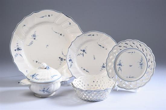 Appraisal: -PIECE FRENCH FA ENCE FINE PARTIAL DINNER SERVICE circa Including