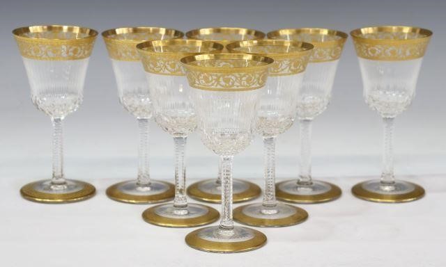 Appraisal: lot of Saint Louis crystal sherry glasses France in the