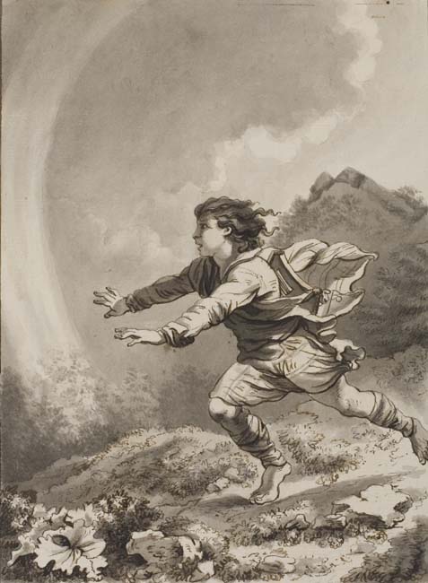 Appraisal: W P DE QUINCEY English late th-century Boy Running in