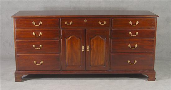 Appraisal: Henkel Harris Mahogany Dining Server Three drawers above three drawers