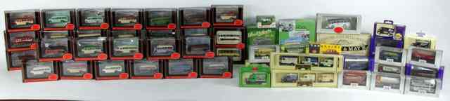 Appraisal: A quantity of die cast model vehicles mostly coaches and