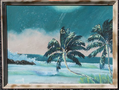 Appraisal: WHEELER Charles American th C Florida Highwaymen Coastal Surf Scene