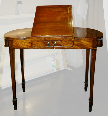 Appraisal: George III Mahogany Writing Table Estimate nbsp nbsp nbsp -