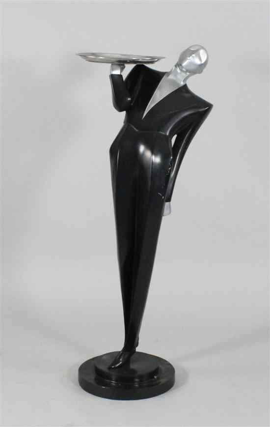 Appraisal: A Lindsay B Art Deco style painted composition figure of