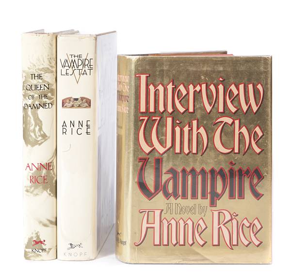 Appraisal: Rice Anne titles Interview with the Vampire NY Cloth DJ