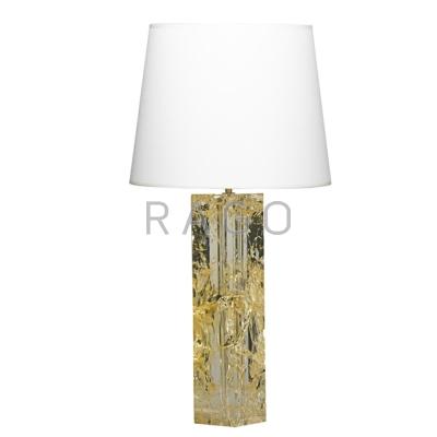 Appraisal: PIERRE GIRAUDON Attr b Table lamp France s Fractured resin