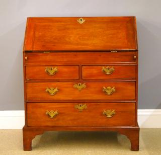 Appraisal: George III Mahogany desk An th century George III Mahogany