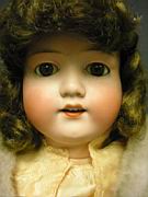 Appraisal: MB JAPAN BISQUE CHILD DOLL Bisque socket head marked MB