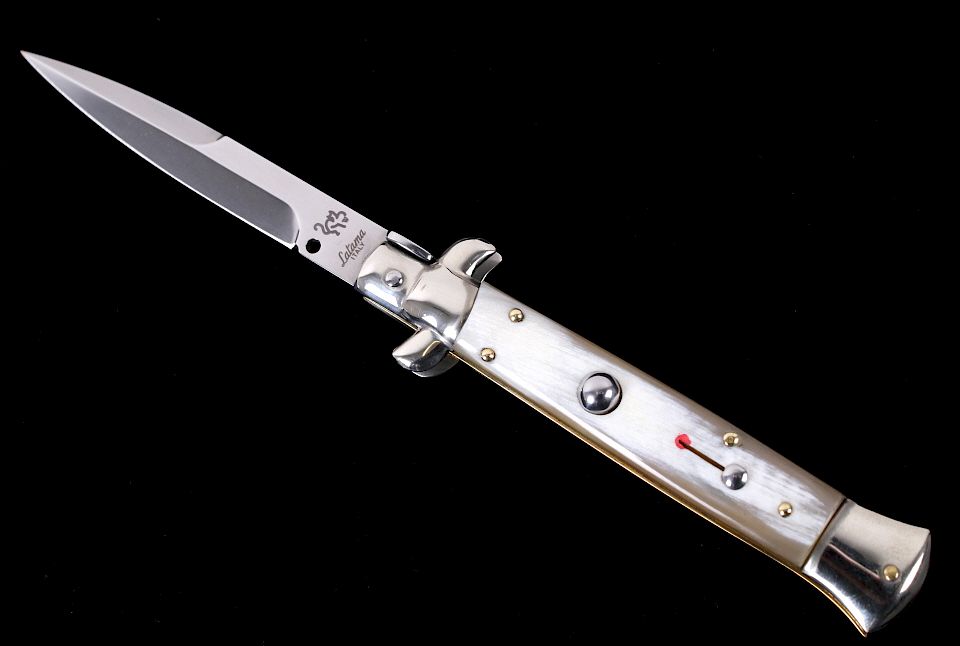 Appraisal: Latama Cutlery Italian Picklock Switchblade The lot features an authentic