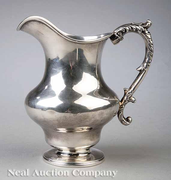 Appraisal: An American Coin Silver Milk Jug Gale Hayden New York