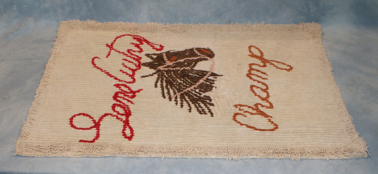 Appraisal: Gene Autry Champ chenille throw rug x