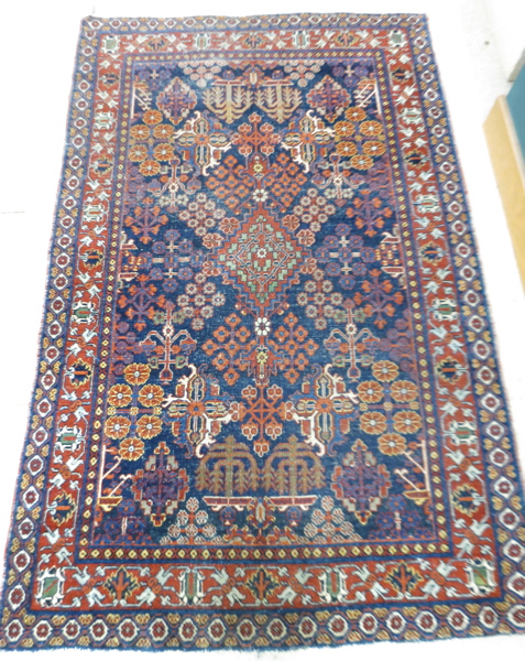 Appraisal: SEMI-ANTIQUE PERSIAN JOSHAGHAN AREA RUG central Iran c s featuring