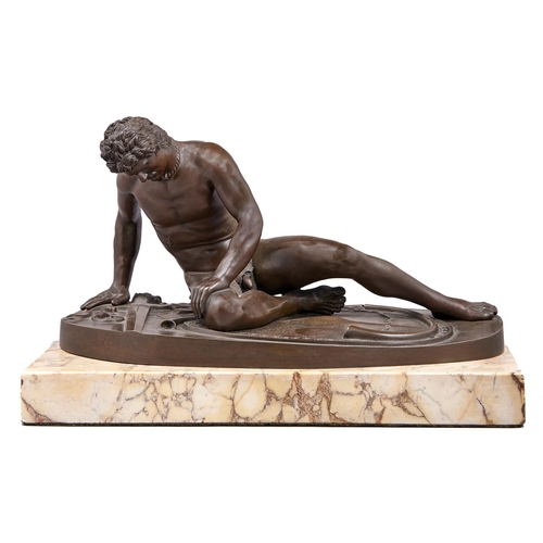 Appraisal: An Italian bronze sculpture of the dying Gaul after the