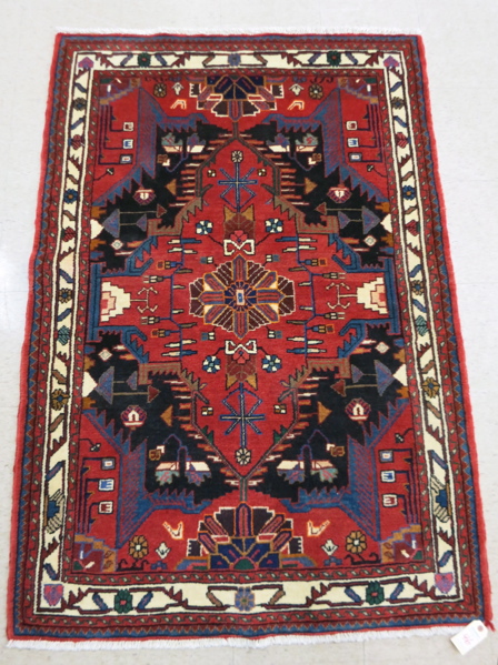 Appraisal: PERSIAN AREA RUG Hamadan Province northwestern Iran hand knotted in