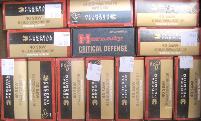 Appraisal: THIRTEEN BOXES OF SMITH WESSON CALIBER AMMUNITION twenty count boxes