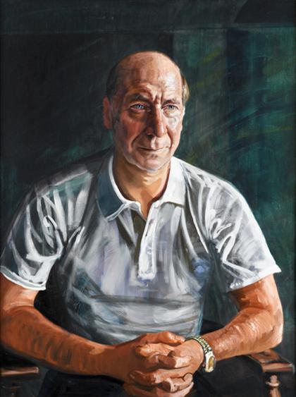 Appraisal: PETER EDWARDS british b BOBBY CHARLTON - STUDY Signed titled