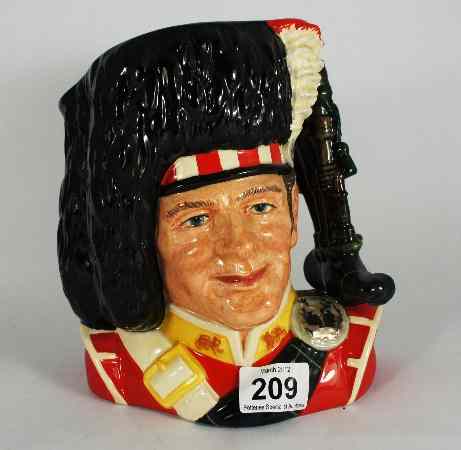 Appraisal: Royal Doulton Large Character Jug The Piper D Limited Edition