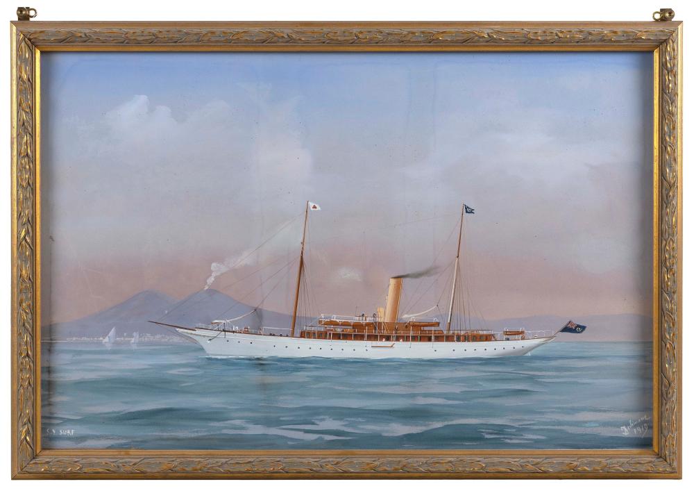 Appraisal: ANTONIO DE SIMONE ITALY - THE BRITISH YACHT S Y