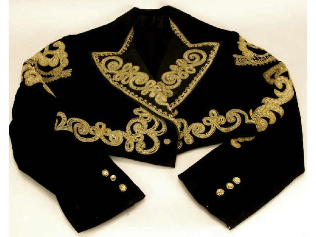 Appraisal: Vintage California Don's style short jacket heavily embroidered and marked