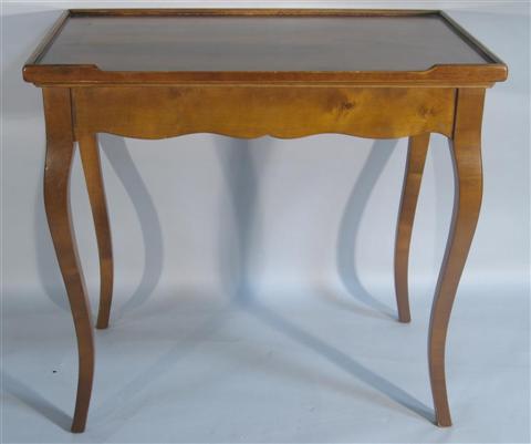 Appraisal: LOUIS XV STYLE WRITING DESK GAME TABLE th century the