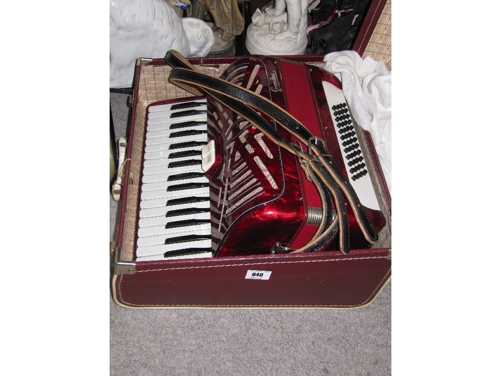 Appraisal: Gaudini accordion in case