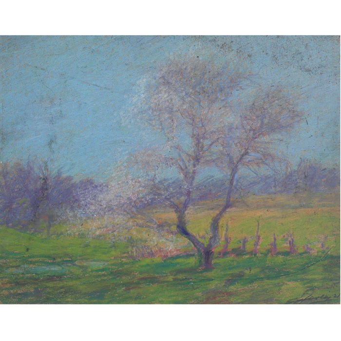 Appraisal: E T Hurley American - Early Spring Landscape c colorful